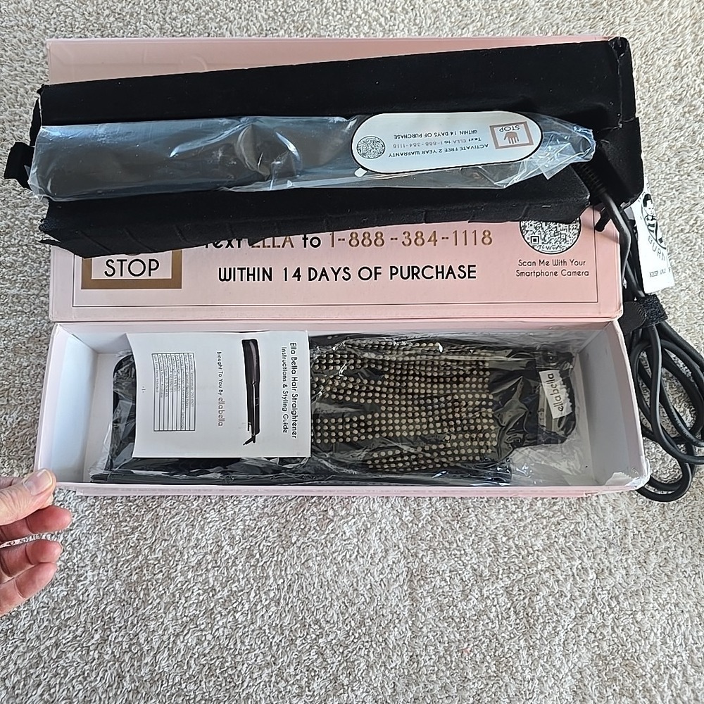 Ella Bella Effortlessly Glam‎ Hair Straightener B09Y8TQNRN - Picture 10 of 15